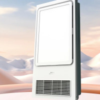 欧普(OPPLE)风暖浴霸集成暖风排风扇取暖排气扇照明一体卫生间浴室暖风机 JF-BPS6115四合一+干燥+小夜灯