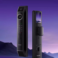 凯迪仕P30ProMax双子星人脸猫眼指纹密码智能门锁家用监控电子锁