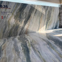 大理石岩板瓷砖碧海伽蓝900×2700连纹背景墙柔抛奢石大板客厅