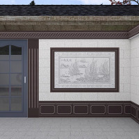 外墙浮雕壁画迎门墙小规格雕花瓷砖室外防晒抗冻外墙砖围墙拼花砖