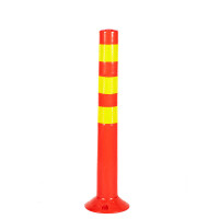 安盾帅 安全警示柱 道路弹力防护柱 70CM高 PU弹力柱 ADS-6100009