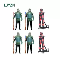 LJYZN-C1521击打技术评估系统刺杀假人考评系统刺杀对抗与基本技术训练考评系统测力刺杀假人刺杀力量播报