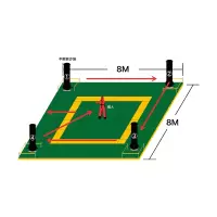 LJYZN-C1961不倒翁沙袋拳法膝法腿法肘法考核不倒翁格斗基本功训练考评系统连贯考核感应款综合格斗训练考核