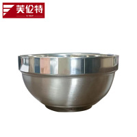 芙伦特 商用不锈钢碗家用食堂双层碗隔热防烫成人泡面碗不锈钢汤碗 FLT-BXGW