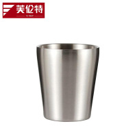 芙伦特 商用不锈钢碗家用食堂不锈钢304杯子双层