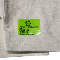 利可莉 24线双层加厚帆布手套均码/双