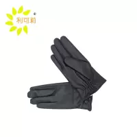 利可莉加绒保暖冬季男士真皮手套均码/双