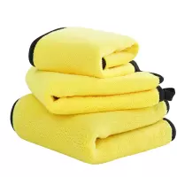 心梦同行桌面抹布 清洁方巾 洗车擦车毛巾 擦玻璃布巾 清洁工具 30*60cm颜色随机 0202/条