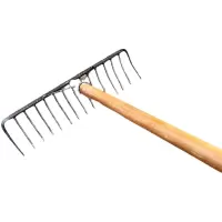 心梦同行 15齿槐木柄钉耙多齿耙子农用铁耙 2725/把