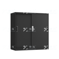 臻远ZY-WJGC-62 移门文件柜档案柜矮柜落地书柜 925铁移门黑色