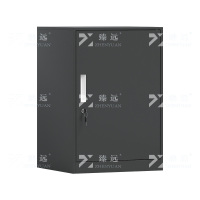 臻远ZY-CTGB-01 钢制活动柜床头柜铁皮储物柜矮柜 单门黑色