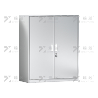 臻远ZY4051412 304不锈钢文件柜矮柜带锁档案柜储物柜 对开门