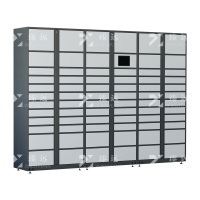 臻远 ZY4103019 智能快递柜自助派件柜自提柜 10寸一主二副71格白色