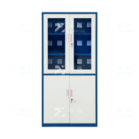 臻远ZY-GJGC-18电动工具充电柜对讲机手电筒集中充电柜手机充电柜 大器充电柜 蓝白色