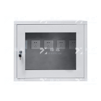 臻远ZY-GJGC-01电动工具充电柜对讲机手电筒集中充电柜手机充电柜 5位充电柜 灰白色