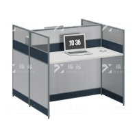 臻远 ZYGW-020 职员桌办公桌屏风工作卡位对坐双人位