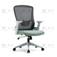 臻远 ZY-7681 办公椅网椅电脑椅转椅学习椅职员椅 灰色