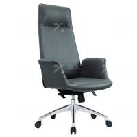 臻远 ZY-7476 办公椅简约现代皮椅主管椅转椅西皮