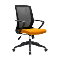 臻远 ZY-7745 办公椅网椅电脑椅转椅学习椅职员椅 黑色