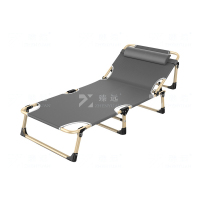 臻远 ZY4073126 折叠午休床躺椅办公室单人午睡床行军床折叠椅陪护床 四脚68CM