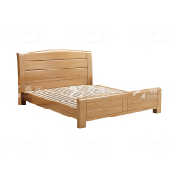 臻远 ZY4031230 实木床原木色1.5米 单人床