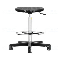 臻远 ZY-7947防静电椅子车间流水线升降椅子 60-80CM尼龙黑脚杯