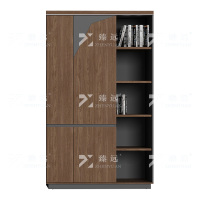 臻远 ZY5040831 文件柜储物柜资料柜老板桌大班台配套书柜 三门