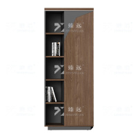 臻远 ZY5040829 文件柜储物柜资料柜老板桌大班台配套书柜 右二门