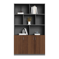 臻远 ZY4052806 木质文件柜 储物柜资料柜老板桌大班台配套书柜 开放格