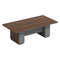 臻远 ZY4052810 简约会议桌洽谈桌会议室长条桌 2.4米