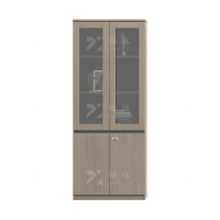 臻远 ZY4082010 木质文件柜 储物柜资料柜老板桌大班台配套书柜背柜