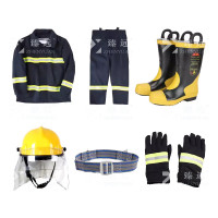 臻远 ZY4022003 安全服02消防服套装 灭火防护服消防战斗服