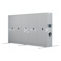 臻远 ZY-MJJA-40 智能密集架移动式档案柜钢制轨道智能密集柜通门 一列5组