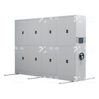 臻远 ZY-MJJA-18 智能密集架移动式档案柜钢制轨道智能密集柜通双节 一列四组