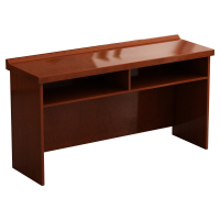 臻远 ZY-TZ-09 条桌培训桌会议桌听讲桌油漆贴木皮家具1.4m红胡桃色