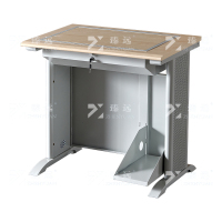 臻远ZY4012419 隐藏式翻转电脑桌培训桌办公桌 C款单人位