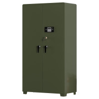 臻远 ZY-QXG-10 管制器械存放柜加厚密码锁铁皮柜绿色 1000*500*1800