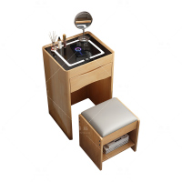 臻远ZY5061507妆台无线充带款 原木色