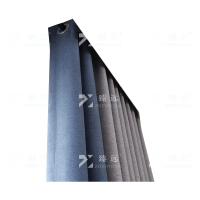 臻远 ZY-YD-525 加厚亚麻遮光窗帘 1000*1000mm 浅蓝色 瓦楞纸包装 需自己挂墙按个销售