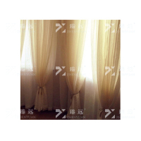 臻远 ZY-YD-536 亚麻窗帘 浅黄色 10米以下需客户自己组装按个销售