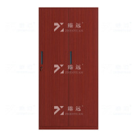 臻远ZY-GYGC-146 钢制拆装更衣柜窄边储物柜 红木纹二门更衣柜