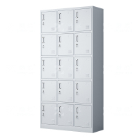 臻远ZY-GYGB-10铁皮更衣柜员工储物柜寄存包柜鞋柜碗柜15门更衣柜
