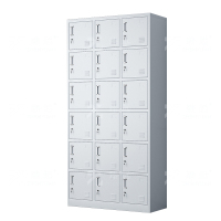 臻远ZY-GYGB-11铁皮更衣柜员工储物柜寄存包柜鞋柜碗柜18门更衣柜