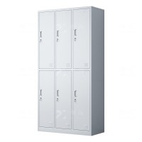 臻远ZY-GYGB-5铁皮更衣柜员工柜寄存包柜鞋柜6门更衣柜