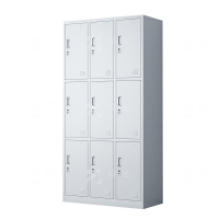 臻远ZY-GYGB-7铁皮更衣柜员工柜寄存包柜鞋柜9门更衣柜