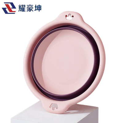 耀豪坤便携式折叠脸盆中号(32CM)/个