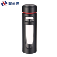 耀豪坤双层玻璃杯水杯宣传水杯可定制580ML/个