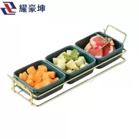 耀豪坤 三格水果盘YHP12/个