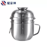 耀豪坤 不锈钢饭盒快餐杯双层分格泡面碗 FF005 个