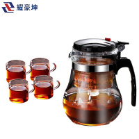 耀豪坤 飘逸壶+四个茶杯 1200ML/套